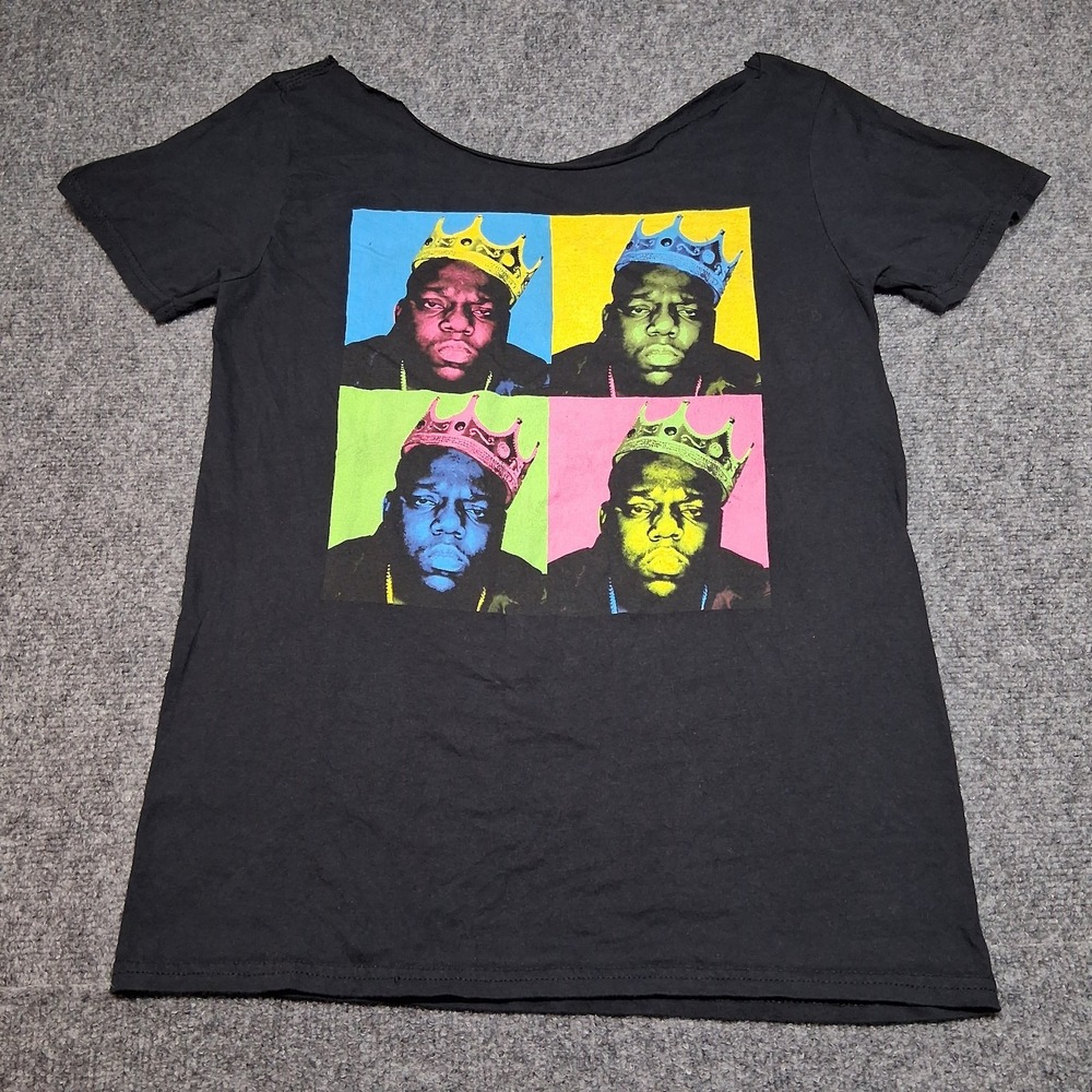Notorious B.I.G. Biggie Medium Multicolor king with A crown graphic print‎ Shirt